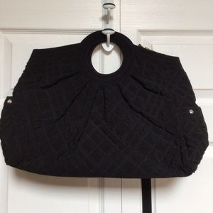 COPY - Vera Bradley black quilted bag with shoulder strap